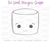 Cookie Cutters - Kawaii Marshmallow - Cookie Cutter - The Sweet Designs Shoppe - TSDS - - ALL,Candy,Cookie Cutter,Food,Food & Beverages,Promocode,Sweet,Valentines