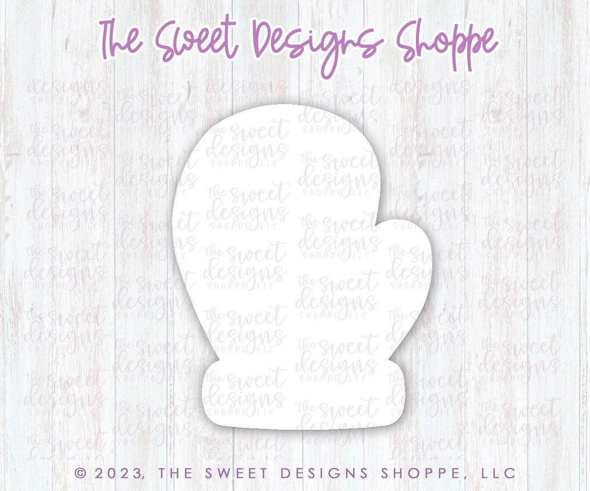 Cookie Cutters - Kawaii Mitten - Cookie Cutter - The Sweet Designs Shoppe - TSDS - - Accesories,ALL,Baking,Christmas,Christmas / Winter,Clothing / Accessories,Cookie Cutter,Fall,Fall / Thanksgiving,Frosted Cracker,Promocode,STL,Winter