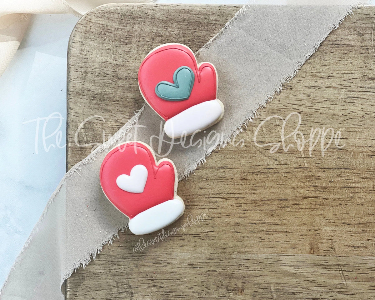 Cookie Cutters - Kawaii Mitten - Cookie Cutter - The Sweet Designs Shoppe - TSDS - - Accesories,ALL,Baking,Christmas,Christmas / Winter,Clothing / Accessories,Cookie Cutter,Fall,Fall / Thanksgiving,Frosted Cracker,Promocode,STL,Winter