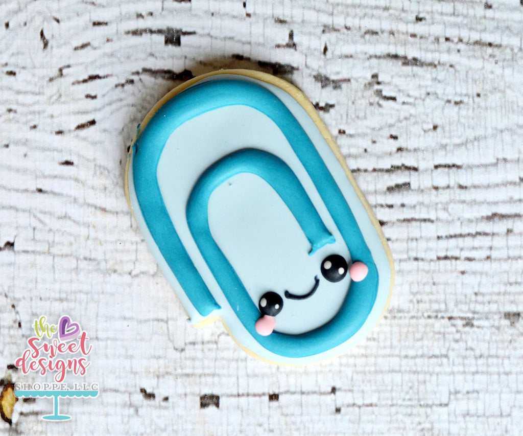 Cookie Cutters - Kawaii Paper Clip V2 - Cookie Cutter - The Sweet Designs Shoppe - TSDS - - ALL,back to school,Cookie Cutter,Grad,graduations,kawaii,Promocode,School,School / Graduation,school supplies