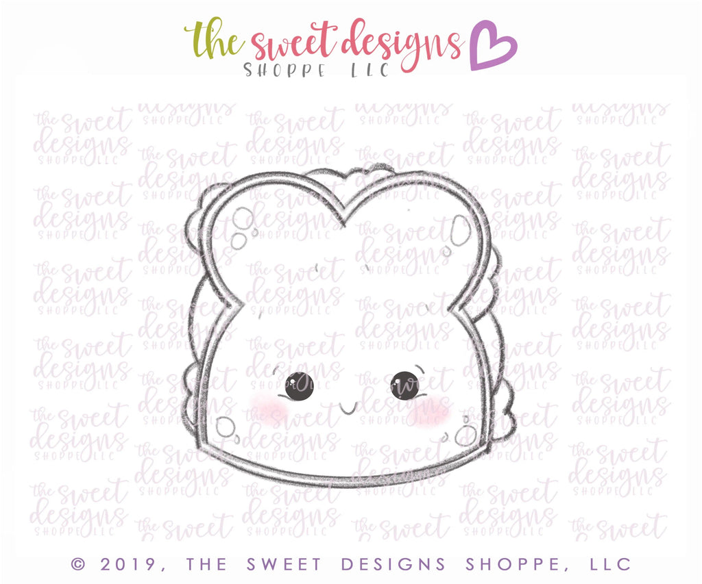 Cookie Cutters - Kawaii Sandwich - Cookie Cutter - The Sweet Designs Shoppe - - ALL, Cookie Cutter, Food, Food & Beverages, Grad, graduations, Lonche, Promocode, School / Graduation