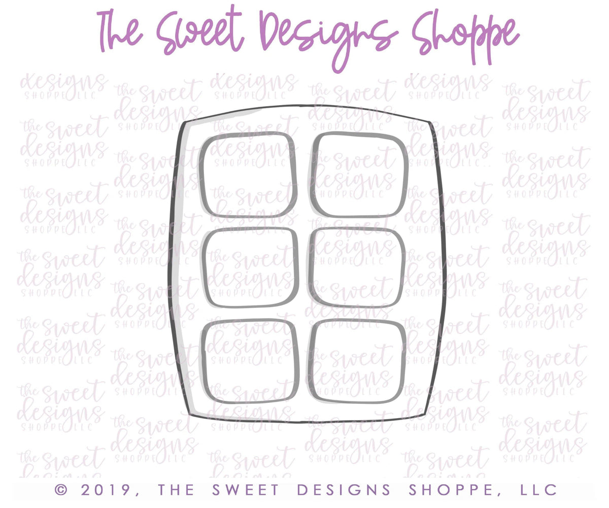 Cookie Cutters - Kawaii S'mores Chocolate v2- Cookie Cutter - The Sweet Designs Shoppe - TSDS - - ALL,Camping,Candy,Cookie Cutter,Food,Food & Beverages,Promocode,Sweet,v2,Valentines