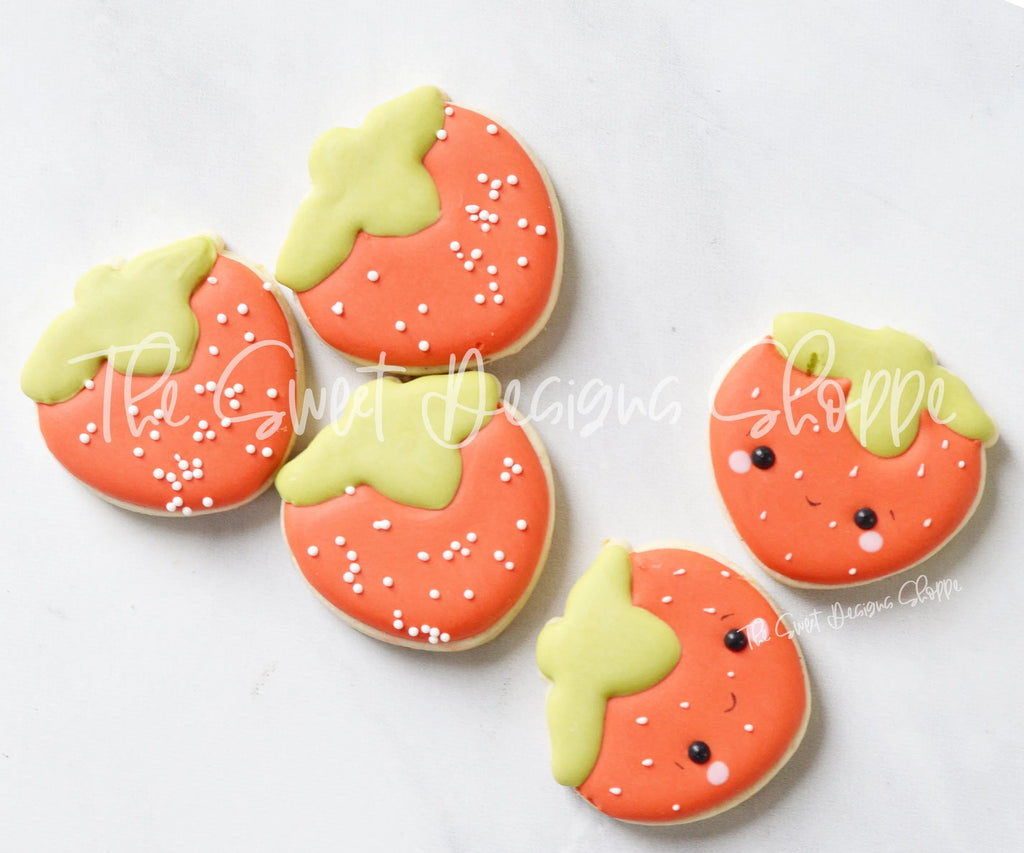 Cookie Cutters - Kawaii Strawberry 2020 - Cookie Cutter - The Sweet Designs Shoppe - - 61720, ALL, Cookie Cutter, Food, Food and Beverage, Food beverages, fruit, fruits, Promocode, Summer, valentine, valentines