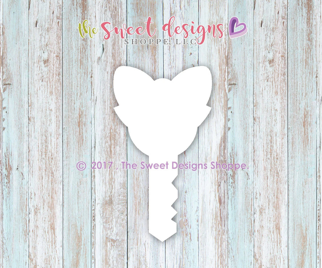 Cookie Cutters - Key with Bow v2- Cookie Cutter - Sweet Designs Shoppe - - ALL, Bow, Cookie Cutter, Decoration, Home, House, Key, Miscellaneous, Promocode