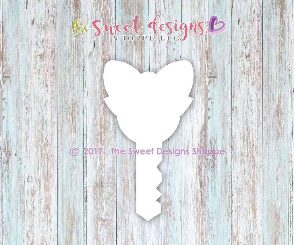 Cookie Cutters - Key with Bow v2- Cookie Cutter - The Sweet Designs Shoppe - - ALL, Bow, Cookie Cutter, Decoration, Home, House, Key, Miscellaneous, Promocode