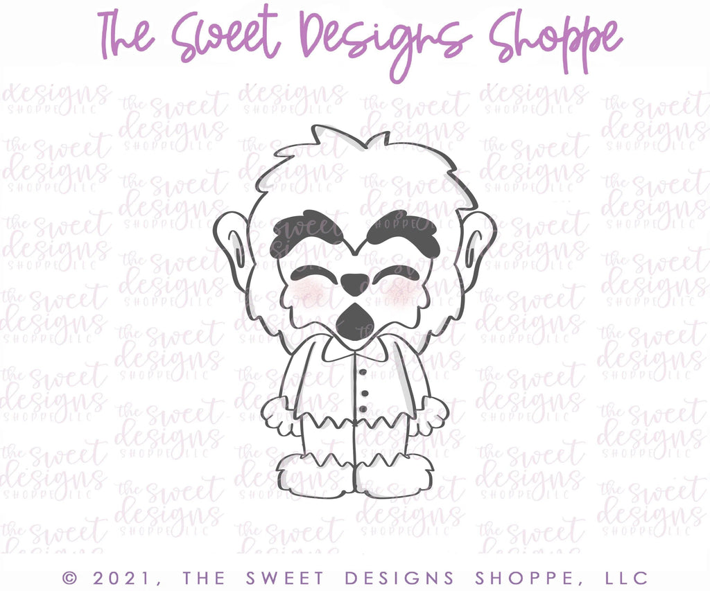 Cookie Cutters - Kid Werewolf - Cookie Cutter - The Sweet Designs Shoppe - TSDS - - ALL,Animal,Animals,Animals and Insects,Boo,Cookie Cutter,halloween,Promocode