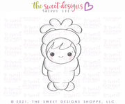 Cookie Cutters - Kid with Carrot Costume - Cookie Cutter - The Sweet Designs Shoppe - TSDS - - ALL,Animal,Animals,Animals and Insects,Cookie Cutter,Easter,Easter / Spring,Fall Halloween,halloween,Halloween / Fall / Thanksgiving,insect,Insects,Kids / Fantasy,Nature,Promocode,Spring,STL