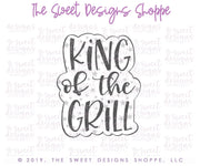 Cookie Cutters - King of the Grill Plaque - Cookie Cutter - The Sweet Designs Shoppe - TSDS - - 4th,4th July,4th of July,ALL,Cookie Cutter,cooking,dad,Father,Fathers Day,Food,grandfather,Hobbies,mother,Mothers Day,Patriotic,Patriotric,Plaque,Promocode,STL,USA