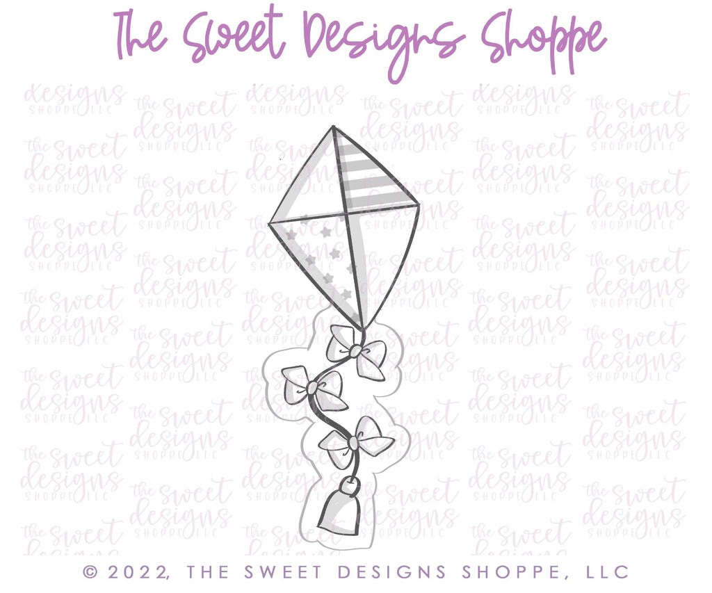 Cookie Cutters - Kite - Cookie Cutter - The Sweet Designs Shoppe - TSDS - - ALL,Baby / Kids,Birthday,Cookie Cutter,kids,Kids / Fantasy,Promocode,Summer