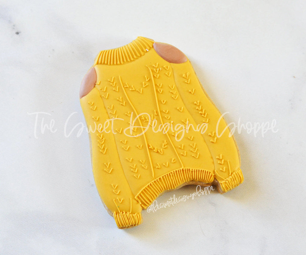 Cookie Cutters - Knit Sweatshirt- Cookie Cutter - The Sweet Designs Shoppe - - ALL, Christmas / Winter, clothing, Clothing / Accessories, Cookie Cutter, fall, Fall / Thanksgiving, Promocode, sweater, Winter