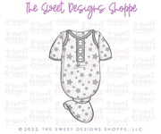 Cookie Cutters - Knotted Onesie - Cookie Cutter - The Sweet Designs Shoppe - TSDS - - ALL,Baby,Baby Boy,baby girl,babyshower,Cookie Cutter,Lady Milk Stache,Lady MilkStache,LadyMilkStache,Onesie,Promocode,STL