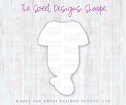 Cookie Cutters - Knotted Onesie - Cookie Cutter - The Sweet Designs Shoppe - TSDS - - ALL,Baby,Baby Boy,baby girl,babyshower,Cookie Cutter,Lady Milk Stache,Lady MilkStache,LadyMilkStache,Onesie,Promocode,STL