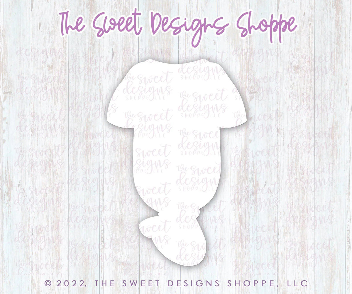 Cookie Cutters - Knotted Onesie - Cookie Cutter - The Sweet Designs Shoppe - TSDS - - ALL,Baby,Baby Boy,baby girl,babyshower,Cookie Cutter,Lady Milk Stache,Lady MilkStache,LadyMilkStache,Onesie,Promocode,STL