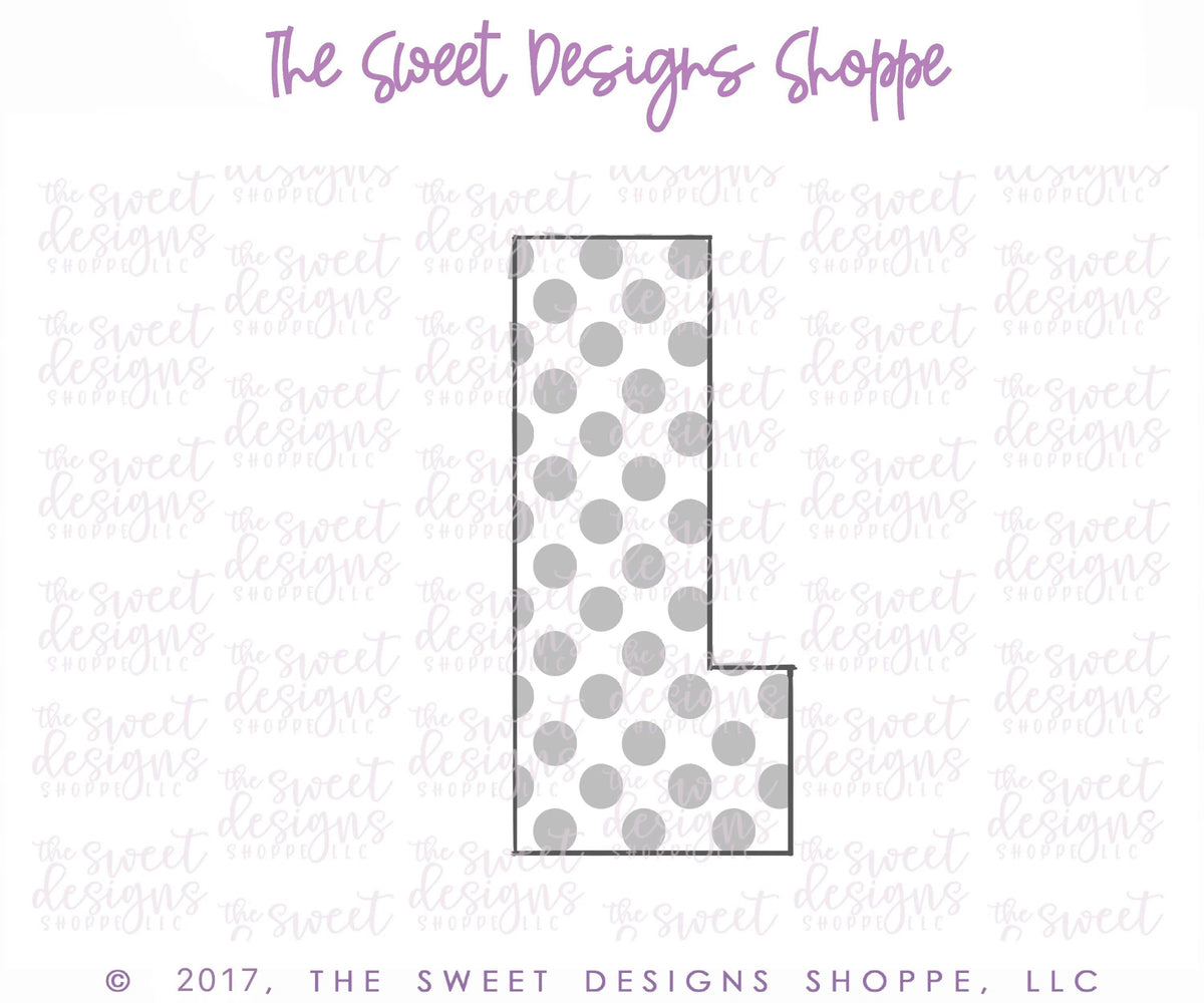 Cookie Cutters - L in Noel - Cookie Cutter - The Sweet Designs Shoppe - TSDS - - ALL,Christmas,Christmas / Winter,Cookie Cutter,Fonts,Promocode,STL,Winter