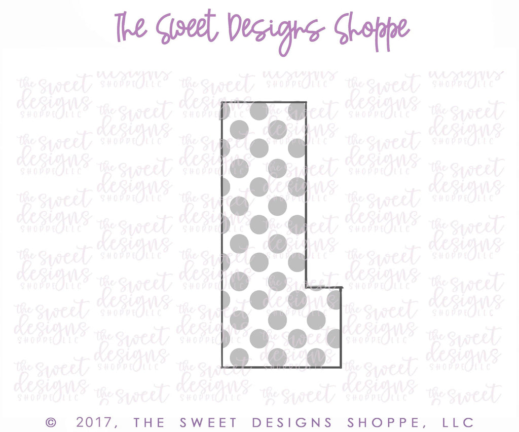 Cookie Cutters - L in Noel - Cookie Cutter - The Sweet Designs Shoppe - TSDS - - ALL,Christmas,Christmas / Winter,Cookie Cutter,Fonts,Promocode,Winter