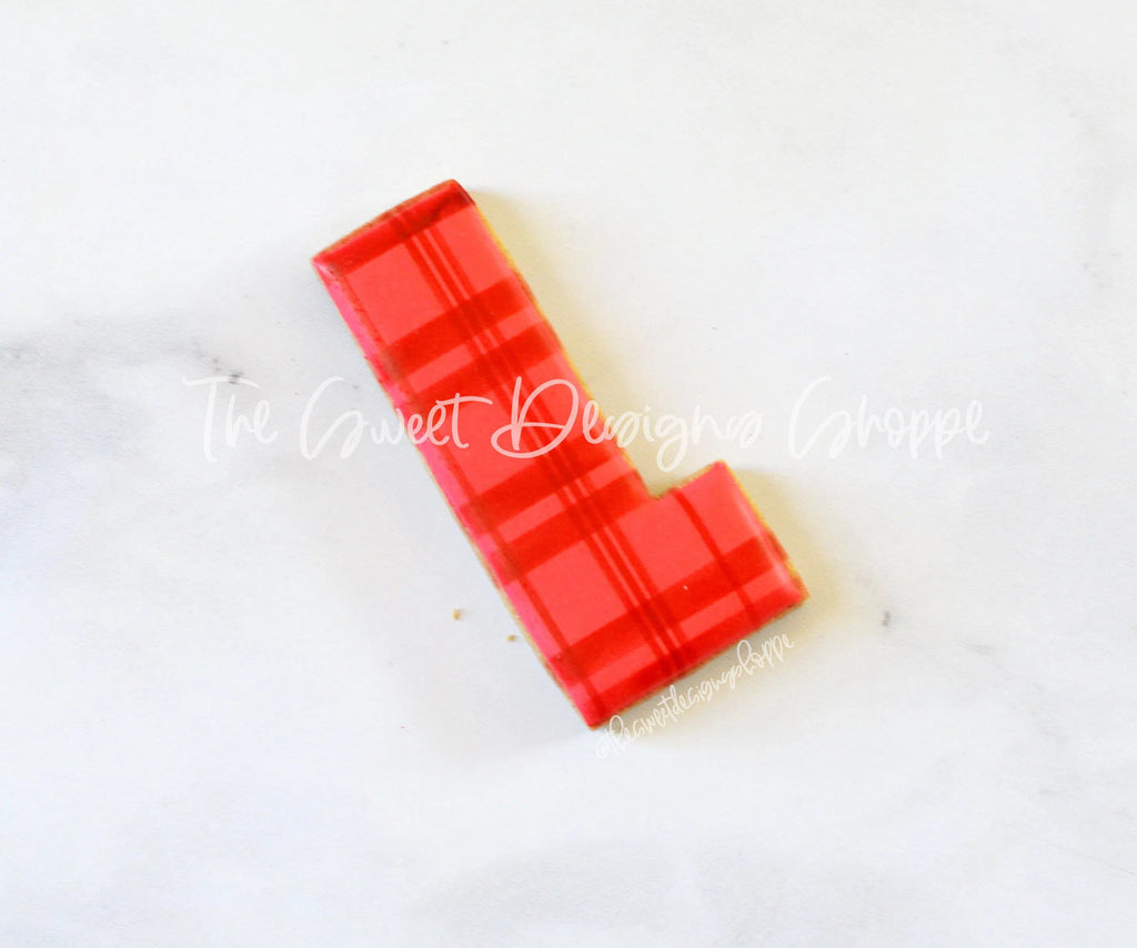 Cookie Cutters - L in Noel - Cookie Cutter - The Sweet Designs Shoppe - TSDS - - ALL,Christmas,Christmas / Winter,Cookie Cutter,Fonts,Promocode,Winter