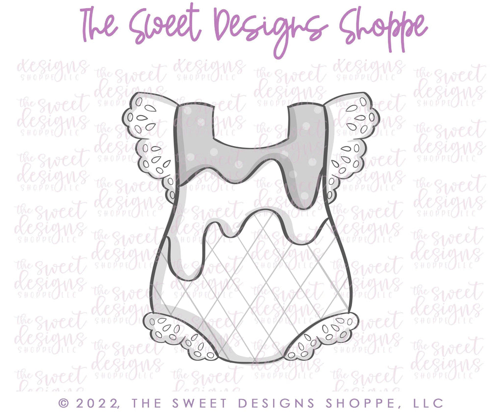 Cookie Cutters - Lace Baby Romper - Cookie Cutter - The Sweet Designs Shoppe - TSDS - - ALL,Baby,Baby / Kids,Baby Bib,Baby Bottle,Baby Boy,baby girl,babyclothes,babyshower,Cookie Cutter,Lady Milk Stache,Lady MilkStache,LadyMilkStache,Onesie,onsie,Promocode