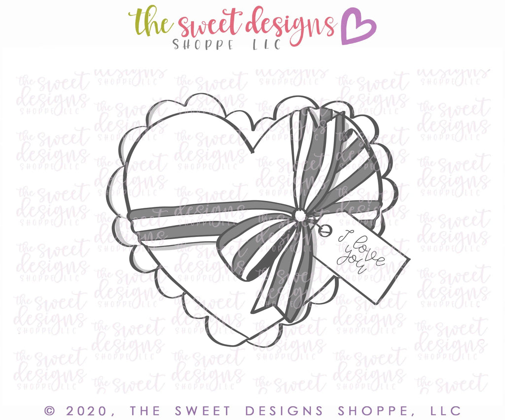 Cookie Cutters - Lace Chocolate Box - Cookie Cutter - The Sweet Designs Shoppe - TSDS - - ALL,Cookie Cutter,Promocode,STL,Sweet,Sweets,valentines,Wedding