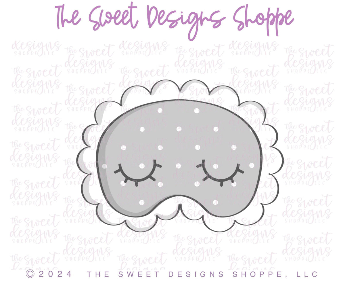 Cookie Cutters - Lacy Eye Mask - Cookie Cutter - The Sweet Designs Shoppe - TSDS - - Accesories,ALL,beauty,Cookie Cutter,MOM,mother,Mothers Day,Promocode,spa,STL