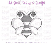 Cookie Cutters - Lady bee - Cookie Cutter - The Sweet Designs Shoppe - TSDS - - ALL,Animal,Animals,Animals and Insects,Cookie Cutter,Easter / Spring,Lady Milk Stache,Lady MilkStache,LadyMilkStache,Promocode,Spring,STL