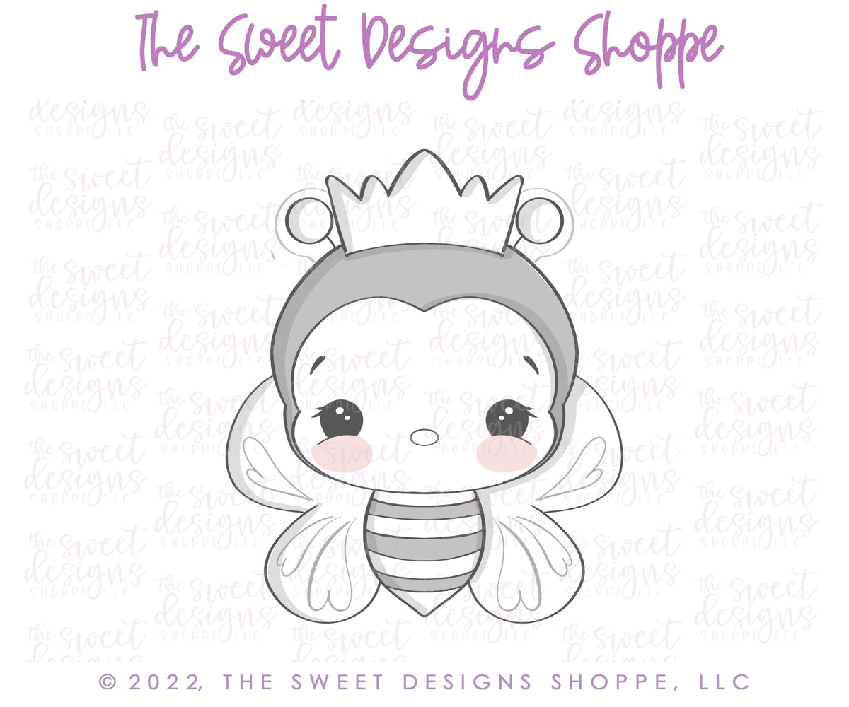Cookie Cutters - Lady Milkstache Queen Bee and Plaque Set - 2 Piece Set - Cookie Cutters - The Sweet Designs Shoppe - TSDS - - ALL,Animal,animal plaque,Animals,Animals and Insects,Cookie Cutter,Lady Milk Stache,Lady MilkStache,LadyMilkStache,Mini Set,Mini Sets,MOM,mother,Mothers Day,Promocode,regular sets,set,sets