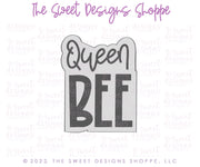 Cookie Cutters - Lady Milkstache Queen Bee and Plaque Set - 2 Piece Set - Cookie Cutters - The Sweet Designs Shoppe - TSDS - - ALL,Animal,animal plaque,Animals,Animals and Insects,Cookie Cutter,Lady Milk Stache,Lady MilkStache,LadyMilkStache,Mini Set,Mini Sets,MOM,mother,Mothers Day,Promocode,regular sets,set,sets
