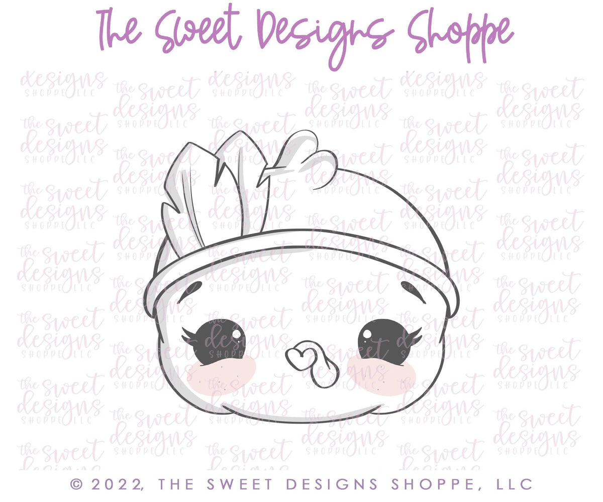 Cookie Cutters - Lady Turkey Face - Cookie Cutter - The Sweet Designs Shoppe - TSDS - - ALL,Animal,Animals,Cookie Cutter,Fall / Thanksgiving,Lady Milk Stache,Lady MilkStache,LadyMilkStache,Promocode,STL,thanksgiving