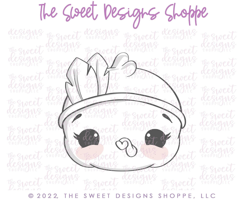 Cookie Cutters - Lady Turkey Face - Cookie Cutter - The Sweet Designs Shoppe - TSDS - - ALL,Animal,Animals,Cookie Cutter,Fall / Thanksgiving,Lady Milk Stache,Lady MilkStache,LadyMilkStache,Promocode,thanksgiving