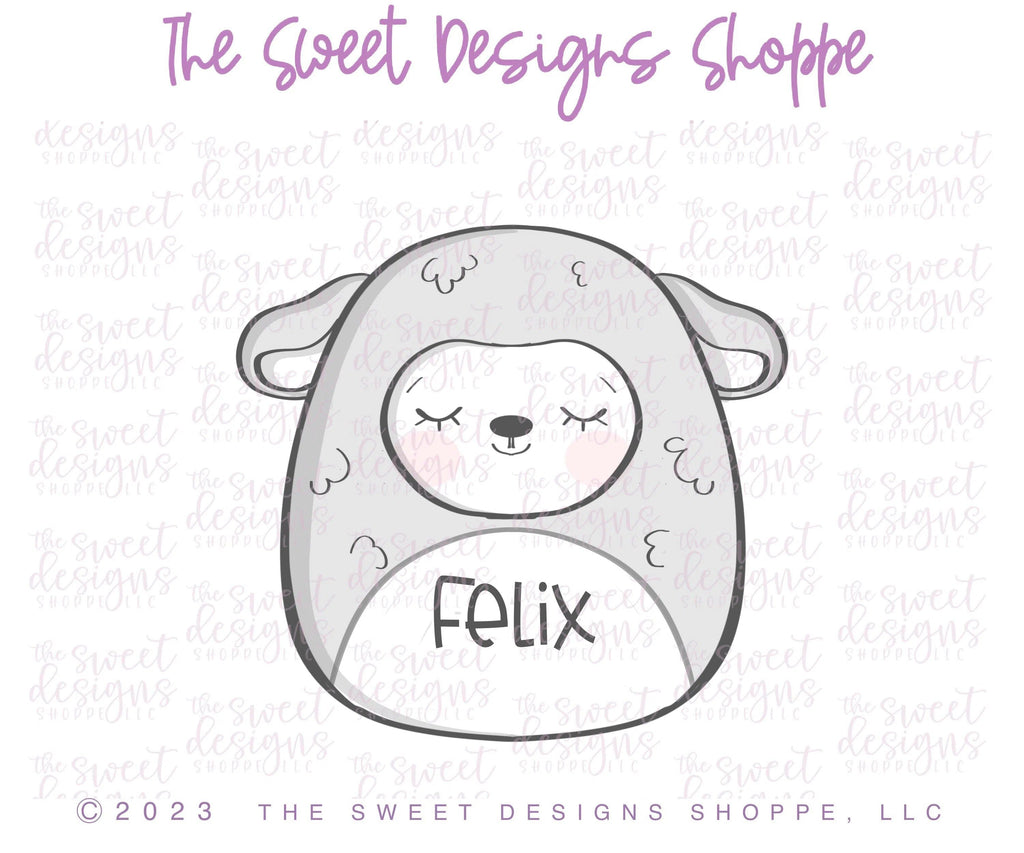 Cookie Cutters - Lamb Plush - Cookie Cutter - The Sweet Designs Shoppe - TSDS - - ALL,Animal,Animals,Animals and Insects,Baby / Kids,baby toys,Cookie Cutter,Easter,Easter / Spring,kid,kids,Plush,Promocode,toy,toys