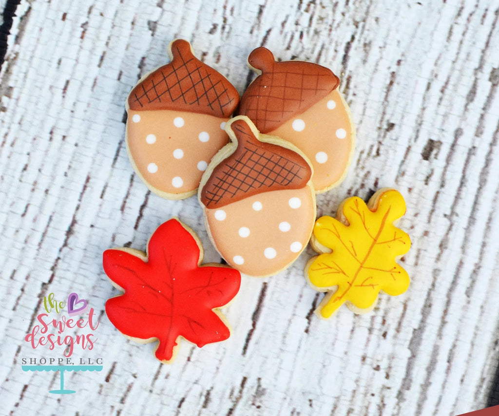 Cookie Cutters - Leaf One v2- Cookie Cutter - Sweet Designs Shoppe - - ALL, Autumn, Cookie Cutter, Fall, Fall / Halloween, Fall / Thanksgiving, Halloween, Leaf, Leaves, Leaves and Flowers, Nature, Promocode, thanksgiving, Trees Leaves and Flowers, Woodlands Leaves and Flowers