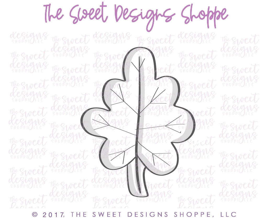 Cookie Cutters - Leaf One v2- Cookie Cutter - Sweet Designs Shoppe - - ALL, Autumn, Cookie Cutter, Fall, Fall / Halloween, Fall / Thanksgiving, Halloween, Leaf, Leaves, Leaves and Flowers, Nature, Promocode, thanksgiving, Trees Leaves and Flowers, Woodlands Leaves and Flowers