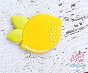Cookie Cutters - Lemon with Leaves v2- Cookie Cutter - The Sweet Designs Shoppe - TSDS - - ALL,beverage,beverages,Cookie Cutter,Food,Food and Beverage,Food beverages,fruit,fruits,lemonade,Promocode,STL,store,v2
