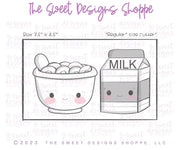 Cookie Cutters - Like Cereal & Milk - Set of 2 - Cookie Cutters - The Sweet Designs Shoppe - TSDS - - ALL,Cookie Cutter,Food,Food beverages,Fruits and Vegetables,Mini Sets,Plaque,Plaques,PLAQUES HANDLETTERING,Promocode,regular sets,set,valentine,valentines,Vegetable