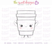 Cookie Cutters - Like Coffee and Donuts - Set of 2 - Cookie Cutters - The Sweet Designs Shoppe - TSDS - - ALL,Cookie Cutter,Food,Food beverages,Fruits and Vegetables,Mini Sets,Plaque,Plaques,PLAQUES HANDLETTERING,Promocode,regular sets,set,valentine,valentines,Vegetable