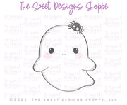 Cookie Cutters - Lil' Boo Ghost - Cookie Cutter - The Sweet Designs Shoppe - TSDS - - ALL,Cookie Cutter,Ghost,halloween,happy halloween,Lil' Boo Ghost,Promocode,STL