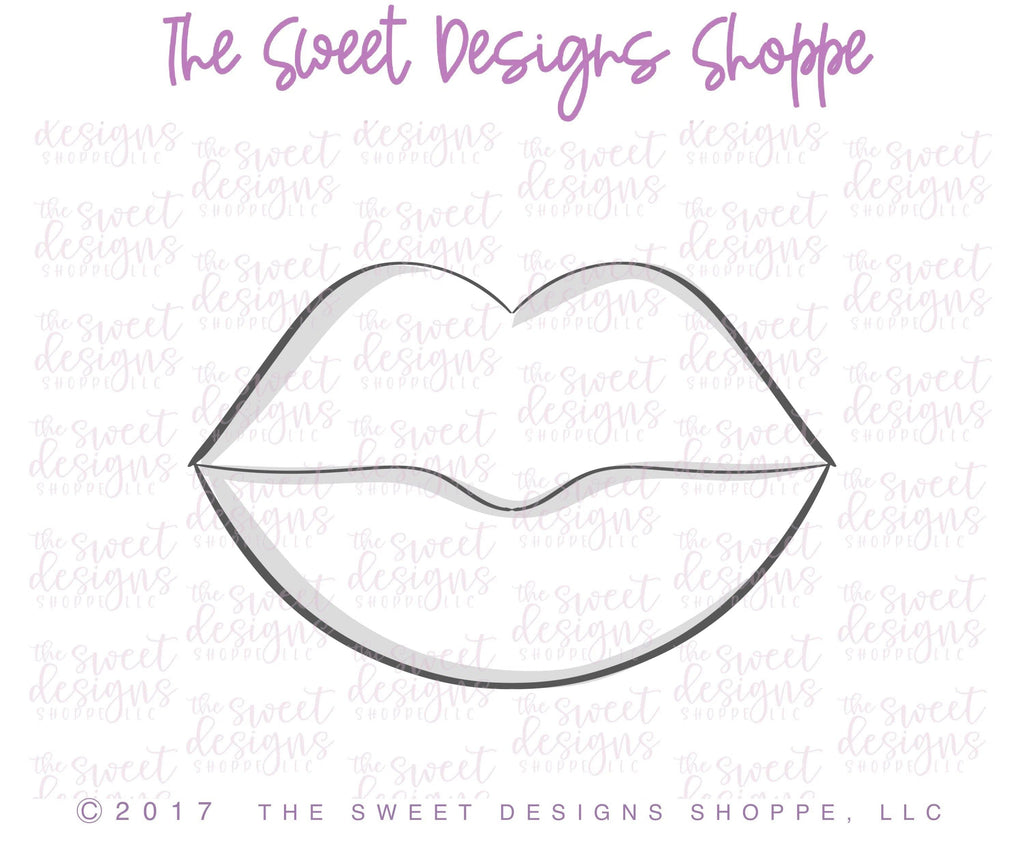 Cookie Cutters - Lips v2- Cookie Cutter - The Sweet Designs Shoppe - - ALL, Bachelorette, Cookie Cutter, Lips, Love, patrick, patrick's, Promocode, ST PATRICK, St. Patricks, Valentines, Wedding