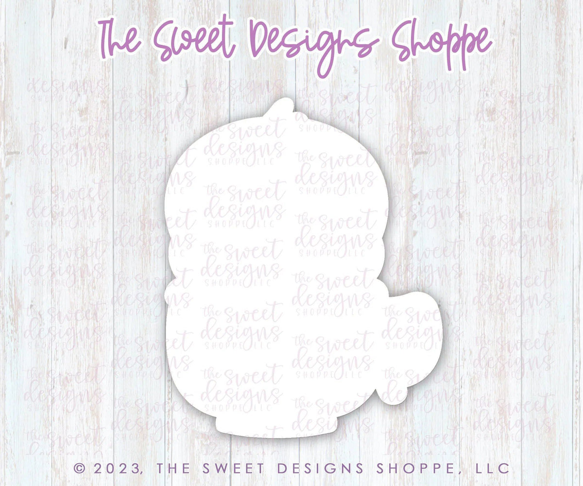 Cookie Cutters - Little Chick in Mug - Cookie Cutter - The Sweet Designs Shoppe - TSDS - - ALL,Animal,Animals,Animals and Insects,beverage,beverages,Chick,Cookie Cutter,Easter,Easter / Spring,Food and Beverage,Food beverages,Lady Milk Stache,Lady MilkStache,LadyMilkStache,mug,Promocode,STL
