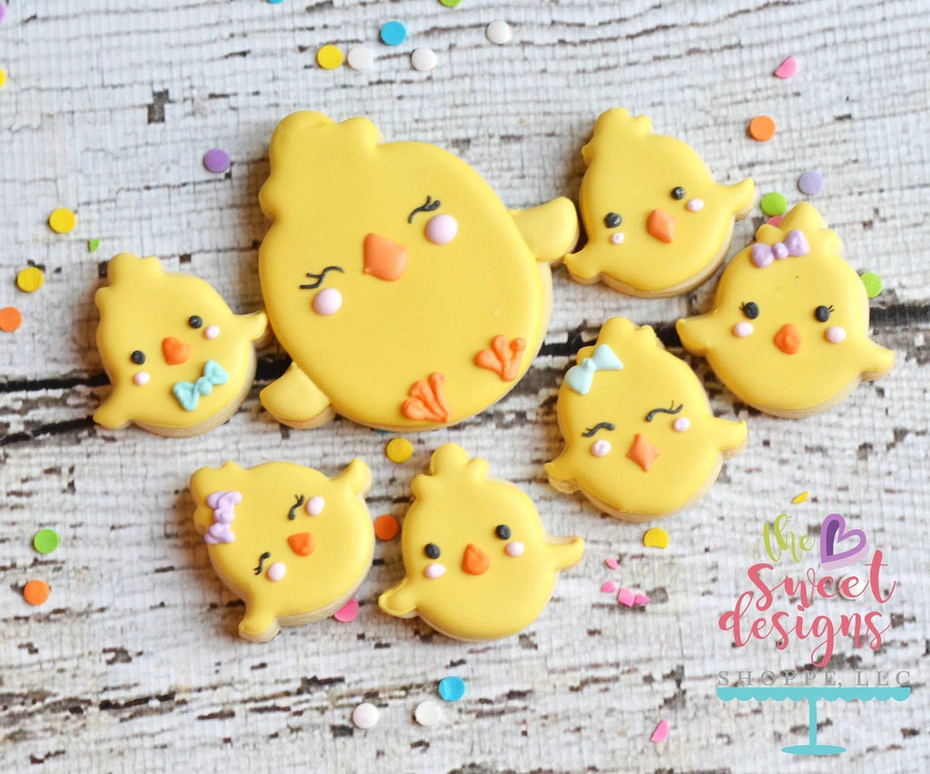 Cookie Cutters - Little Chick v2- Cookie Cutter - The Sweet Designs Shoppe - - ALL, Animal, Cookie Cutter, Easter, Easter / Spring, Promocode, Spring