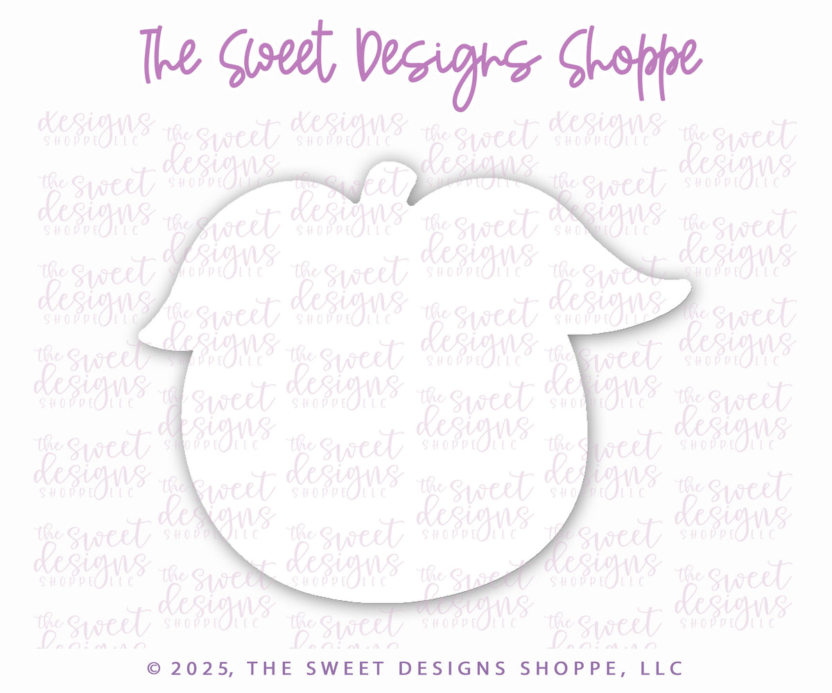 Cookie Cutters - Little Cutie with Two Leaves - Cookie Cutter - The Sweet Designs Shoppe - TSDS - - ALL,Baby,Baby / Kids,Cookie Cutter,Food,Food and Beverage,Food beverages,fruit,fruits,Mandarin,Orange,Promocode,STL,summer
