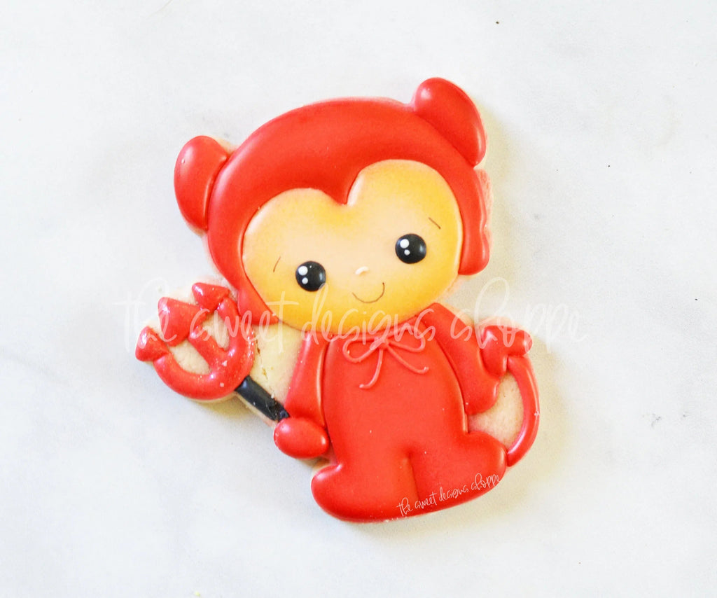 Cookie Cutters - Little Devil - Cookie Cutter - Sweet Designs Shoppe - - ALL, Boo, Cookie Cutter, halloween, Promocode
