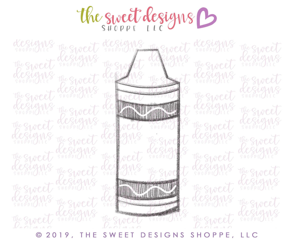 Cookie Cutters - Long Crayon - Cookie Cutter - The Sweet Designs Shoppe - TSDS - - ALL,art,back to school,building,Color,Cookie Cutter,Crayon,Customize,Grad,graduations,kids,Promocode,School,School / Graduation
