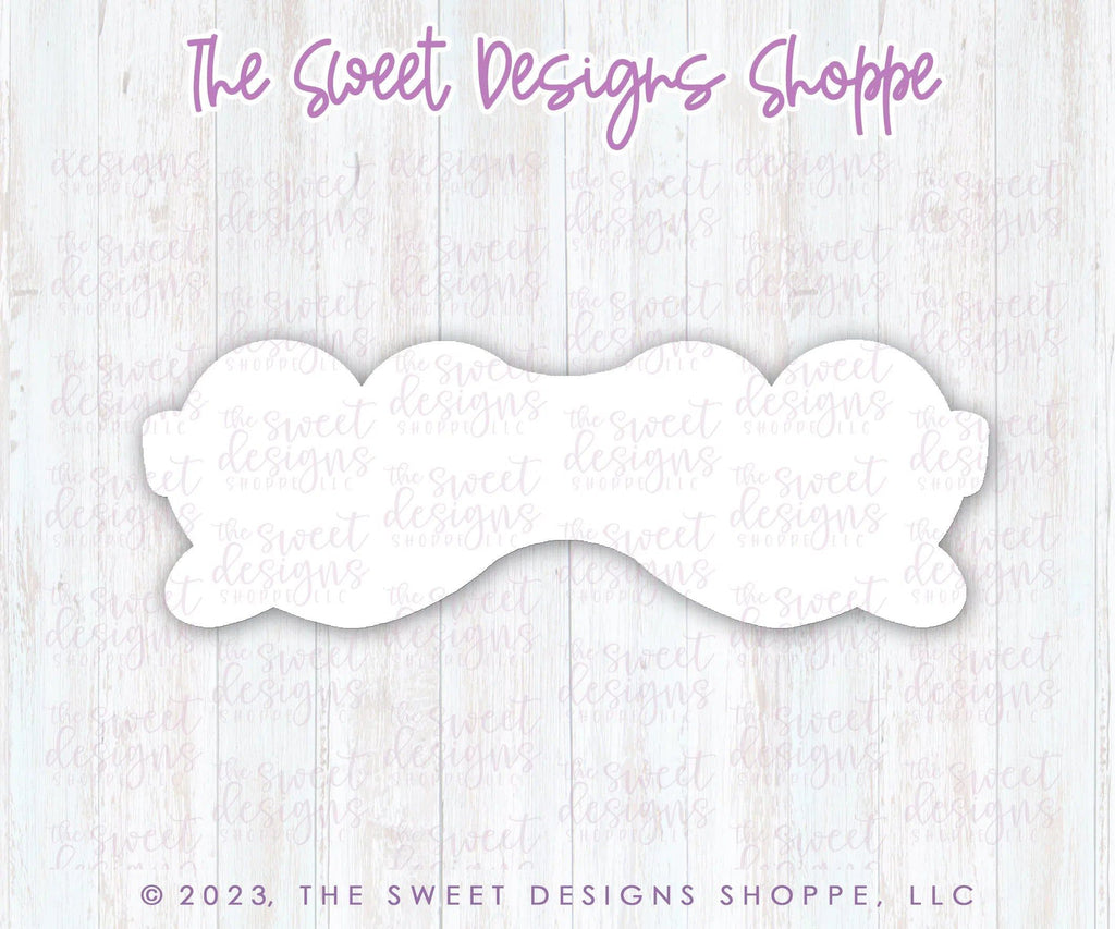 Cookie Cutters - Long Ear Glasses - Cookie Cutter - The Sweet Designs Shoppe - TSDS - - Accesories,Accessories,accessory,ALL,Barbie,Clothing / Accessories,Cookie Cutter,glasses,Promocode,STL,sunglasses,valentine,Valentine's