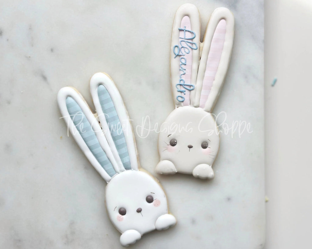 Cookie Cutters - Long Ears Bunny - Cookie Cutters - Sweet Designs Shoppe - One Size( 6" High x 2" Wide) - ALL, Animal, Animals, Animals and Insects, bunny, bunny face, Cookie Cutter, Easter, Easter / Spring, Promocode
