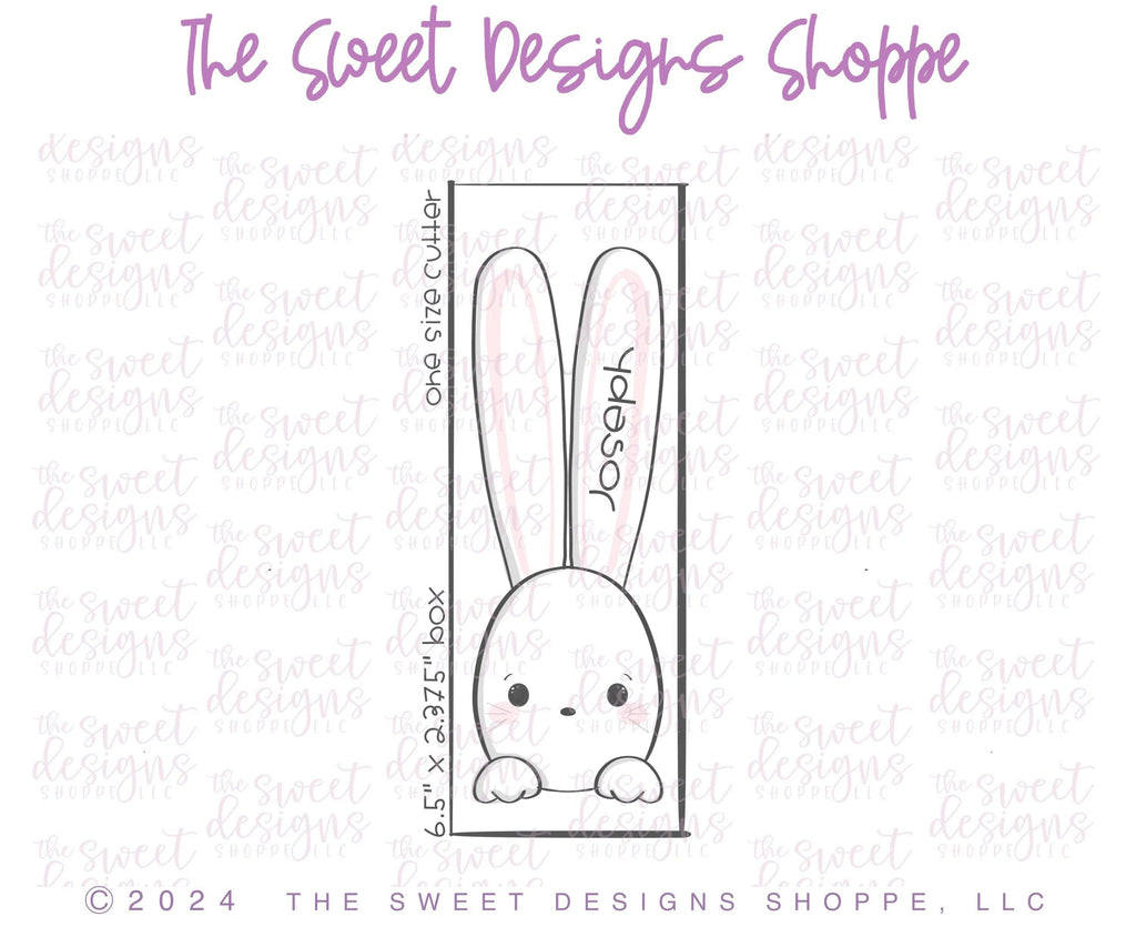 Cookie Cutters - Long Ears Bunny - Cookie Cutters - The Sweet Designs Shoppe - One Size( 6" High x 2" Wide) - ALL, Animal, Animals, Animals and Insects, bunny, bunny face, Cookie Cutter, Easter, Easter / Spring, Promocode