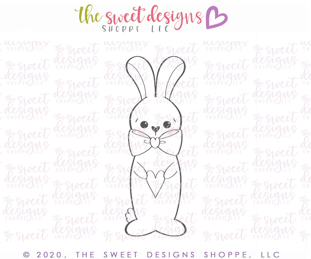 Cookie Cutters - Long Easter Bunny Set - Cookie Cutters - The Sweet Designs Shoppe - TSDS - - ALL,Animal,Animals,Animals and Insects,Cookie Cutter,Easter,Easter / Spring,letter,Lettering,Letters,letters and numbers,Mini Sets,Plaque,Plaques,PLAQUES HANDLETTERING,Promocode,regular sets,set,STL