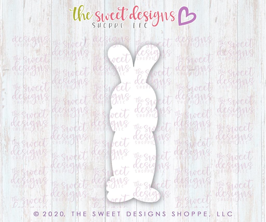 Cookie Cutters - Long Easter Bunny Set - Cookie Cutters - The Sweet Designs Shoppe - TSDS - - ALL,Animal,Animals,Animals and Insects,Cookie Cutter,Easter,Easter / Spring,letter,Lettering,Letters,letters and numbers,Mini Sets,Plaque,Plaques,PLAQUES HANDLETTERING,Promocode,regular sets,set,STL