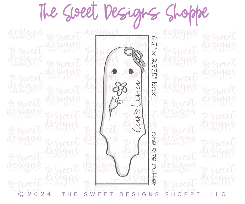 Cookie Cutters - Long Girly Traditional Ghost - Cookie Cutter - The Sweet Designs Shoppe - One Size (5-3/4" Tall x 2" Wide) - ALL, Cookie Cutter, halloween, new, Promocode