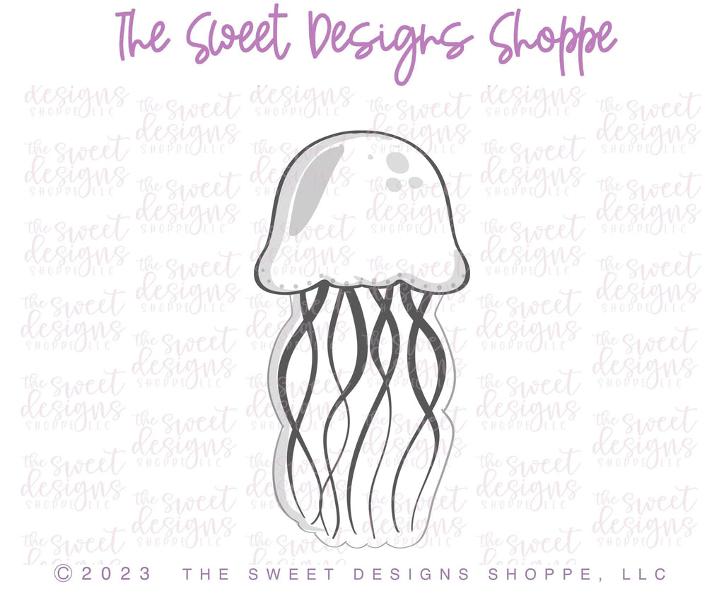 Cookie Cutters - Long Jellyfish - Cookie Cutter - The Sweet Designs Shoppe - - ALL, Animal, Animals, Animals and Insects, Cookie Cutter, Kids / Fantasy, Promocode, summer, under the sea