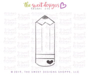Cookie Cutters - Long Pencil - Cookie Cutter - The Sweet Designs Shoppe - TSDS - - ALL,Cookie Cutter,Grad,graduations,Pencil,Promocode,school,School / Graduation,school supplies,STL,writing