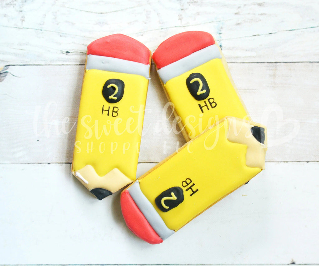 Cookie Cutters - Long Pencil - Cookie Cutter - The Sweet Designs Shoppe - TSDS - - ALL,Cookie Cutter,Grad,graduations,Pencil,Promocode,school,School / Graduation,school supplies,writing